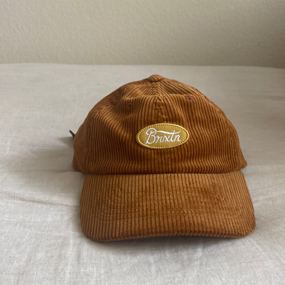 Brixton corduroy hat burnt orange
